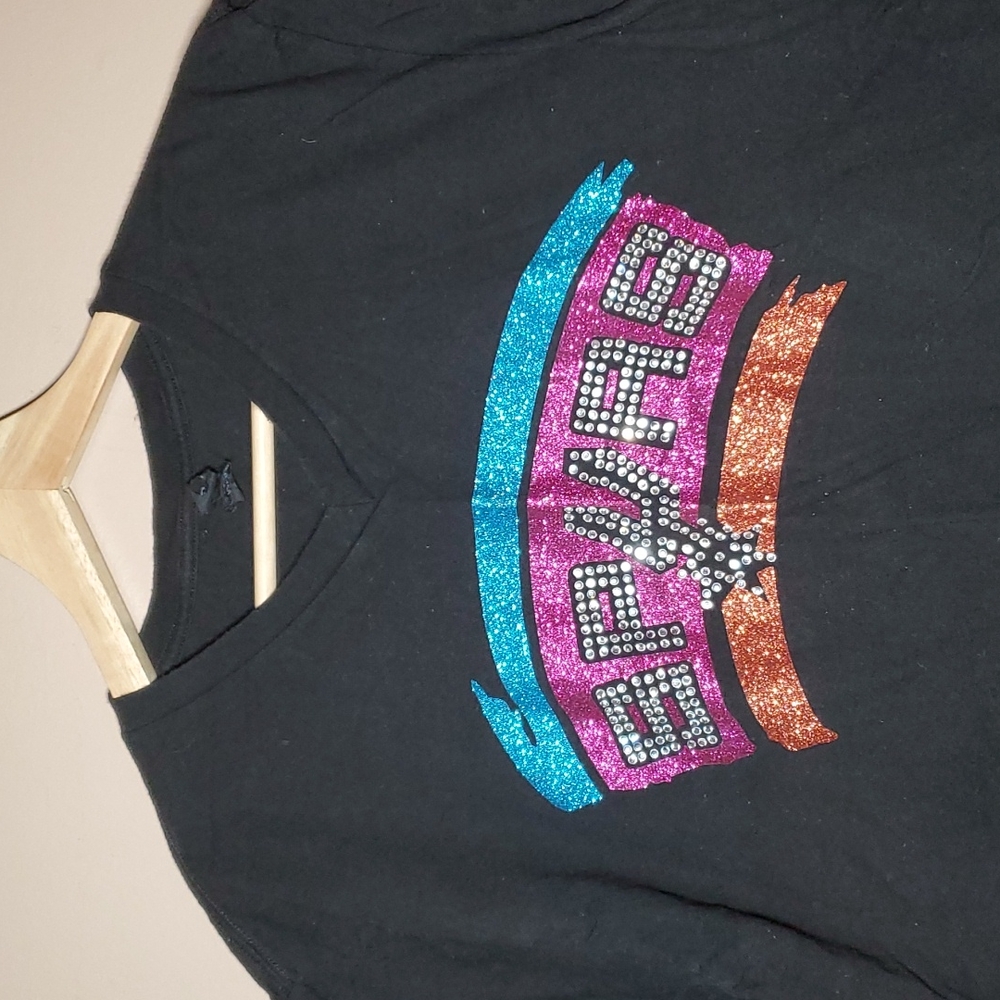 Spurs Rhinestones Women's T-shirt - Picture 3 of 4